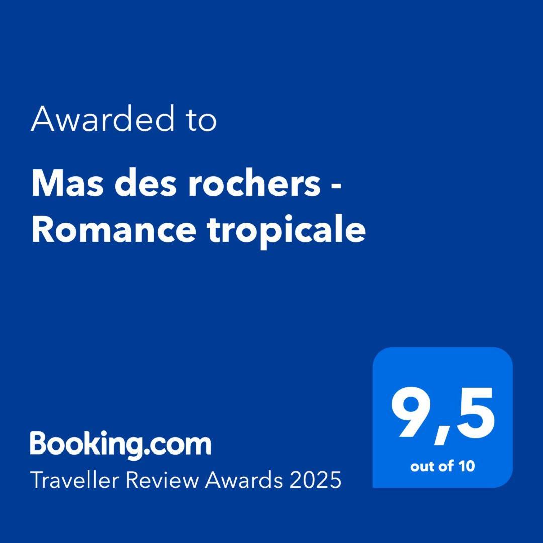 Gites Mas Des Rochers - Romance Tropicale Avec Spa Le Beausset Exterior photo